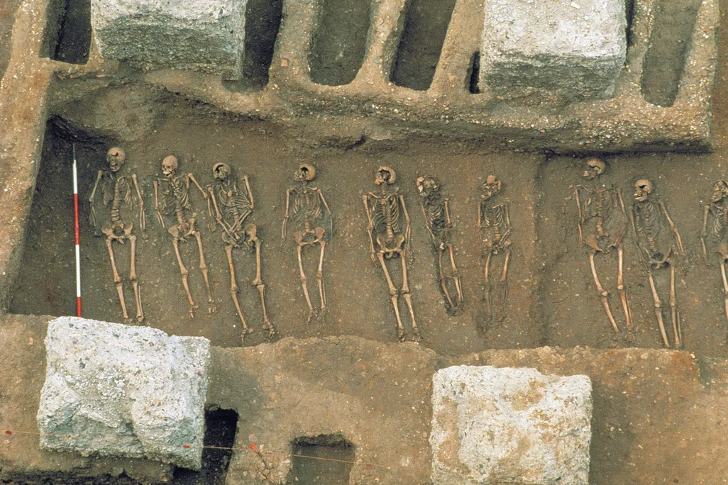 Black Death cemetery London
