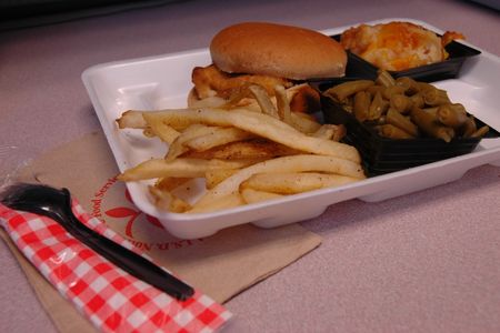 Many public schools currently serve lunch on one-use-only foam trays.