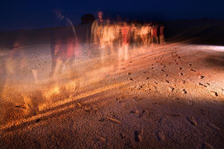 Ice Age humans left their footprints across what is now Willandra Lakes in southeastern Australia.