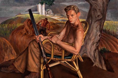 American Farm Hand by Sandor Klein, 1937
