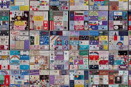 Users can zoom in on different sections of the quilt or search for specific panels by inputting names and keywords.