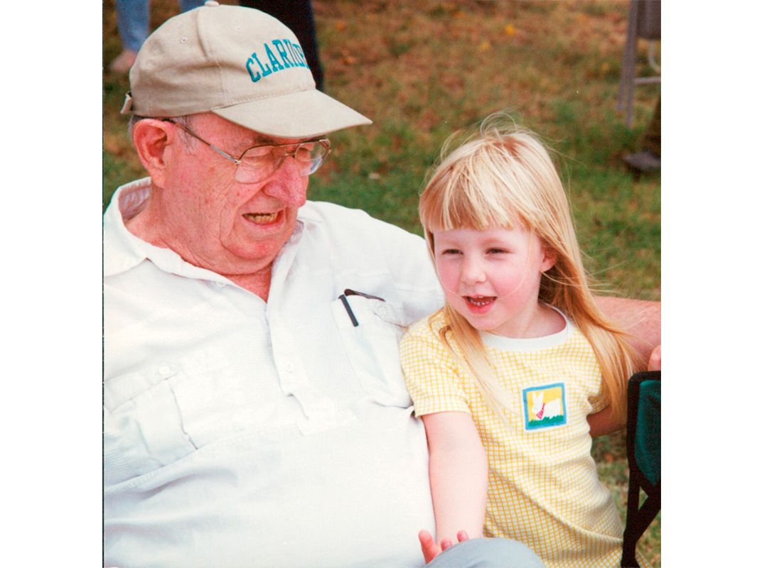 The author and her granddad