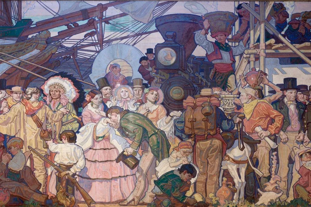 Americanization mural