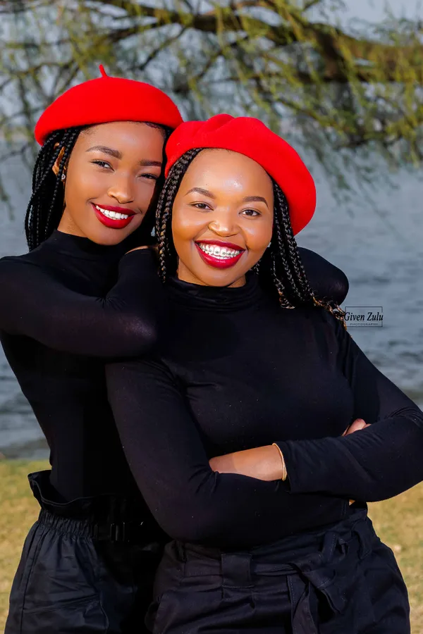 Two ladies wearing beret thumbnail