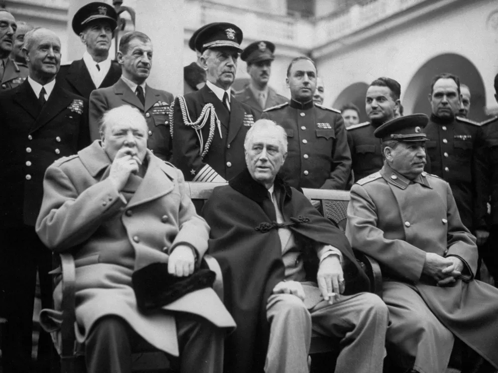 Leahy at Yalta conference