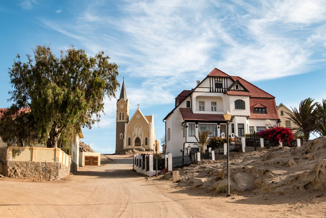The town of Luderitz