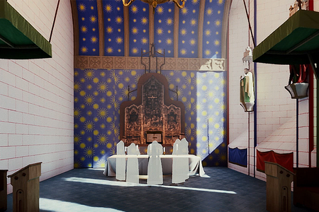 The team used LiDAR scanning and computer modeling to recreate the acoustics of Linlithgow Palace's chapel.