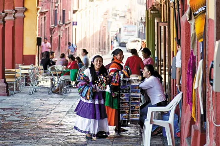 Renowned as an art colony, San Miguel also mounts festivals showcasing indigenous cultures.