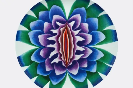 Judy Chicago's Sappho plate