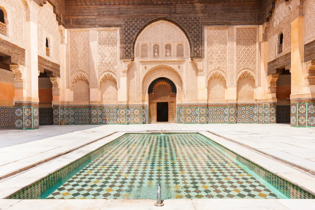 Moorish architecture in Marrakech