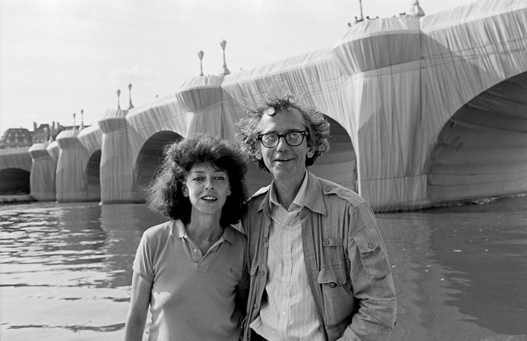 The Arc de Triomphe Is Wrapped in Fabric, Just as the Late Artists Christo and Jeanne-Claude Planned It