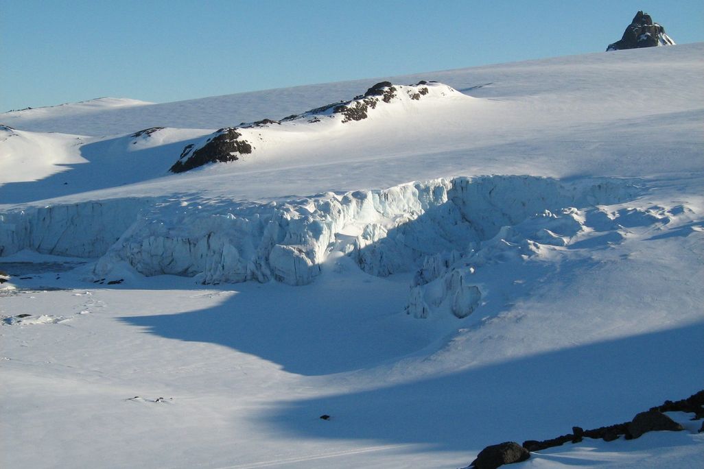 Ecology Glacier in Winter