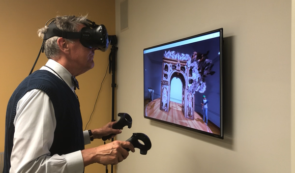 The digital realm is not limited by the dimensions of the museum walls and instead brings learning experiences to visitors of all ages in new and exciting ways. (Smithsonian American Art Museum)
