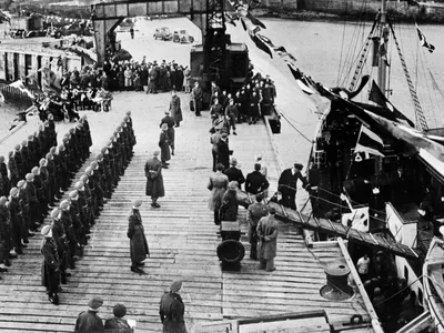 In 1946, the British garrison welcomed the returning residents of Alderney, who had evacuated prior to the Nazi occupation in 1940.&nbsp;