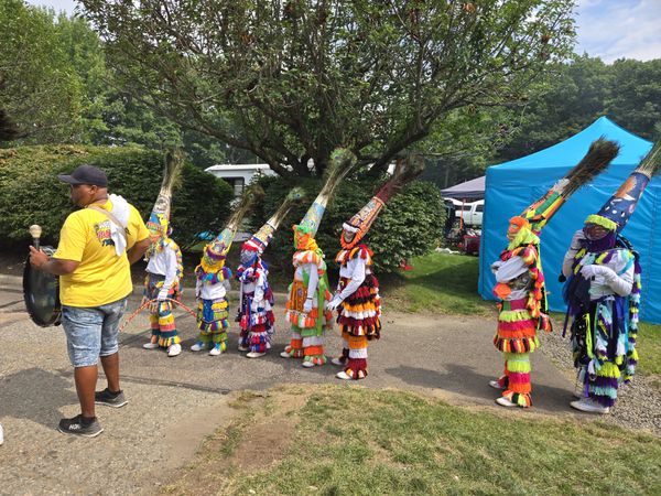 Native American children at Connecticut festival. thumbnail