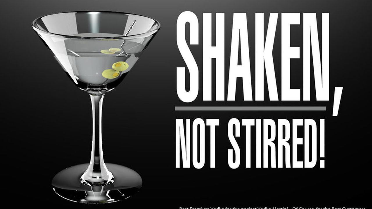Martini Sunglasses by Shaken Not Stirred You are not any weaker for ordering a shaken James Bond  main image 2