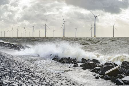 Researchers show there's potential for wind turbines to divert hurricane rains.