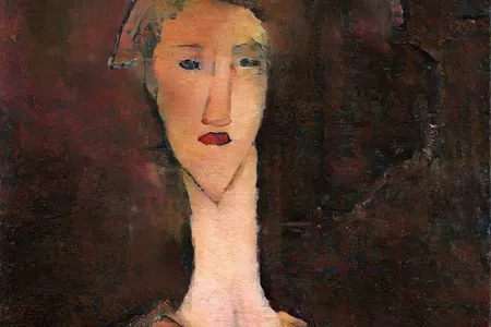 Researchers Anthony Bourached and George Cann trained an algorithm to recreate "lost" works of art like this Modigliani portrait.
