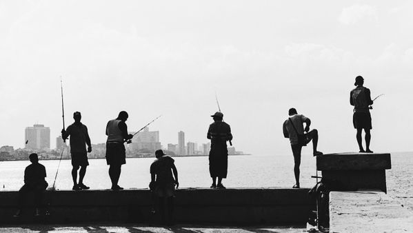 Fishermen on the Malecon thumbnail