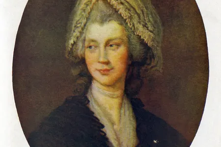 A Thomas Gainsborough painting of Queen Charlotte