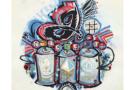 One reader wonders what graffiti was like before spray paint.