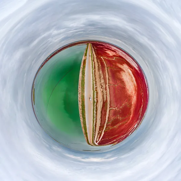 Red and Green Circle on the Red Beach thumbnail