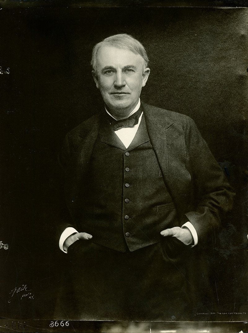 Thomas Edison in 1904