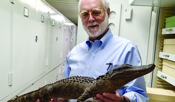 Former Smithsonian Secretary G. Wayne Clough holds 