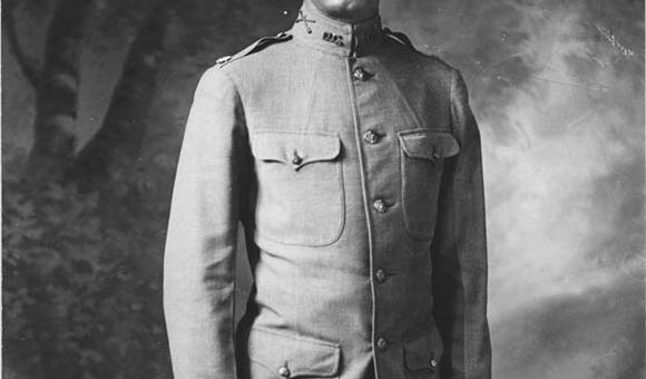 During World War I, Black soldiers served in segregated units. (Scurlock Studio Records, NMAH Archives Center)