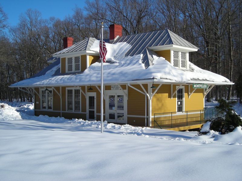 Historic Montpelier Station Post Office in Orange County, Virginia