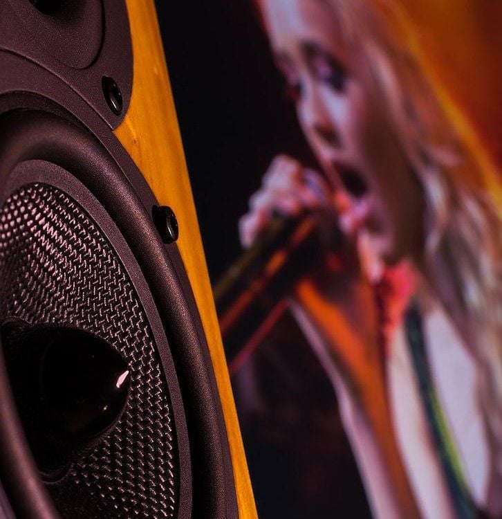 High quality audiovisual components reproduce the experience of a live concert