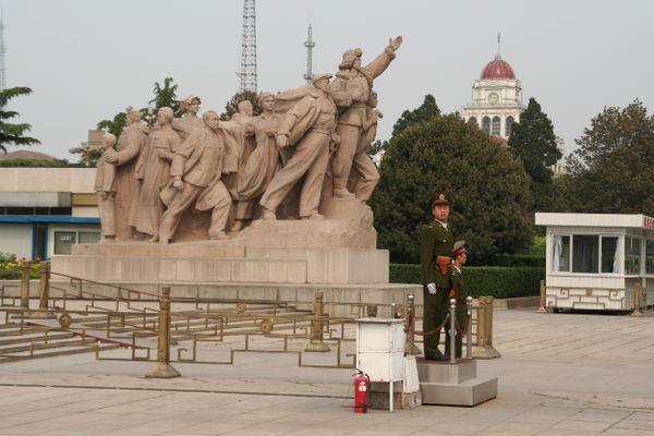 Standing Guard in Tiananmen Square thumbnail