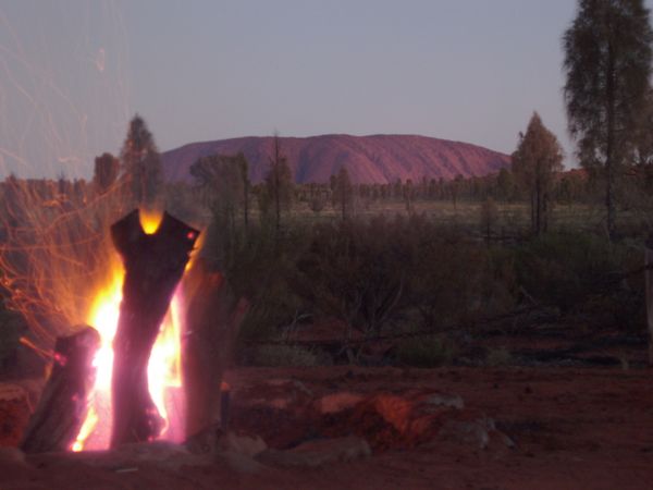 Uluru at dusk thumbnail