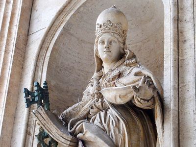 Pope Joan allegedly enjoyed a brief tenure as the Catholic Church's leader during the mid-800s