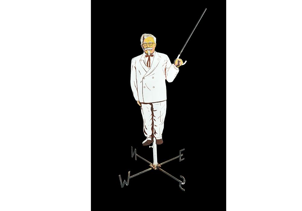 Colonel Sanders Weathervane