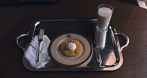 Richard Nixon's last meal at the White House. Photo by Robert L. Knudsen