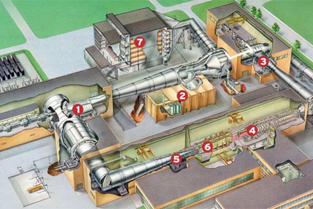 An cutaway of the supersonic wind tunnel.