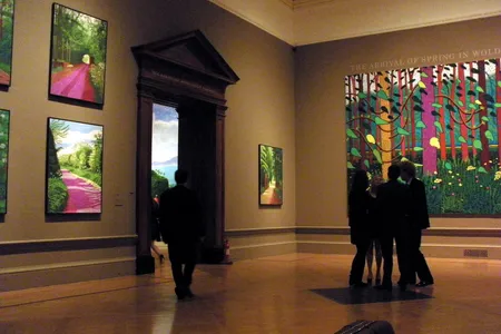 David Hockney exhibition at the Royal Academy of Arts in London