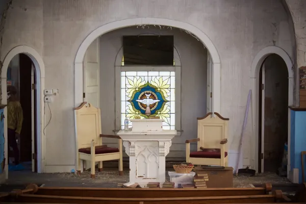 The Holy Spirit: Altar and Dove at Mount Zion thumbnail