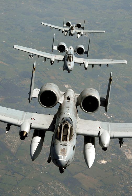 A trio of A-10s heads for a new home in Arkansas.
