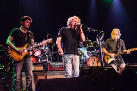 John Mayer, Sammy Hagar and Bob Weir perform with Dead &amp; Company in San Francisco in 2016