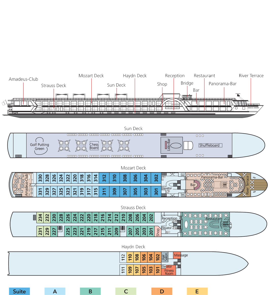 Amadeus Diamond deck plan