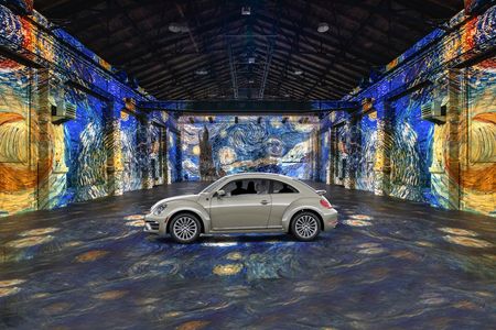 Concept art for the drive-in Vincent van Gogh exhibition in Toronto