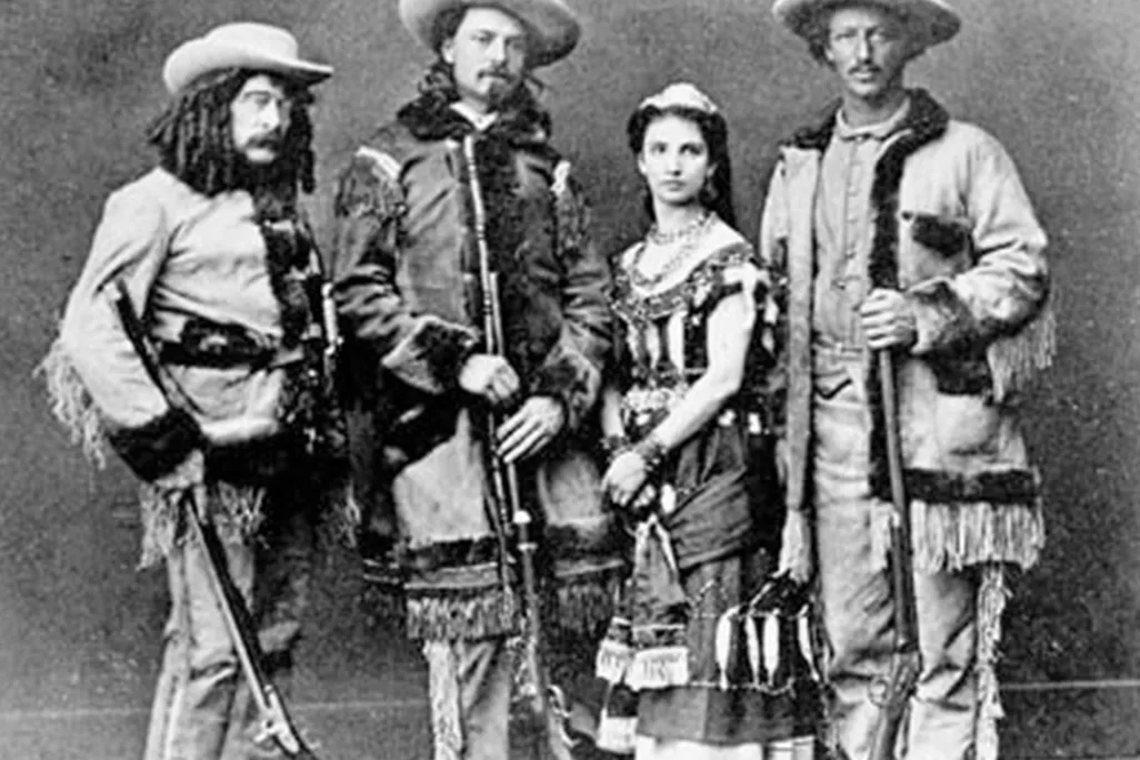 Ned Buntline, Bufalo Bill Cody, Giuseppina Morlacchi, Texas Jack Omohundro (1846-1880)