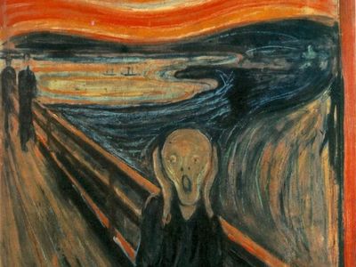 The algorithm ranked the "The Scream" by Edvard Munch as a highly creative work of its time. 
