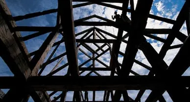 Joinery techniques in even the largest modern structures are similar to those used by Henry David Thoreau to build his simple cabin