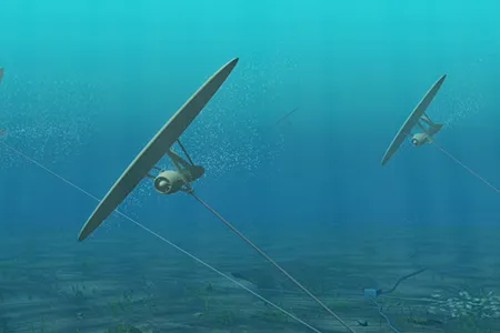 Underwater kite design by Minesto