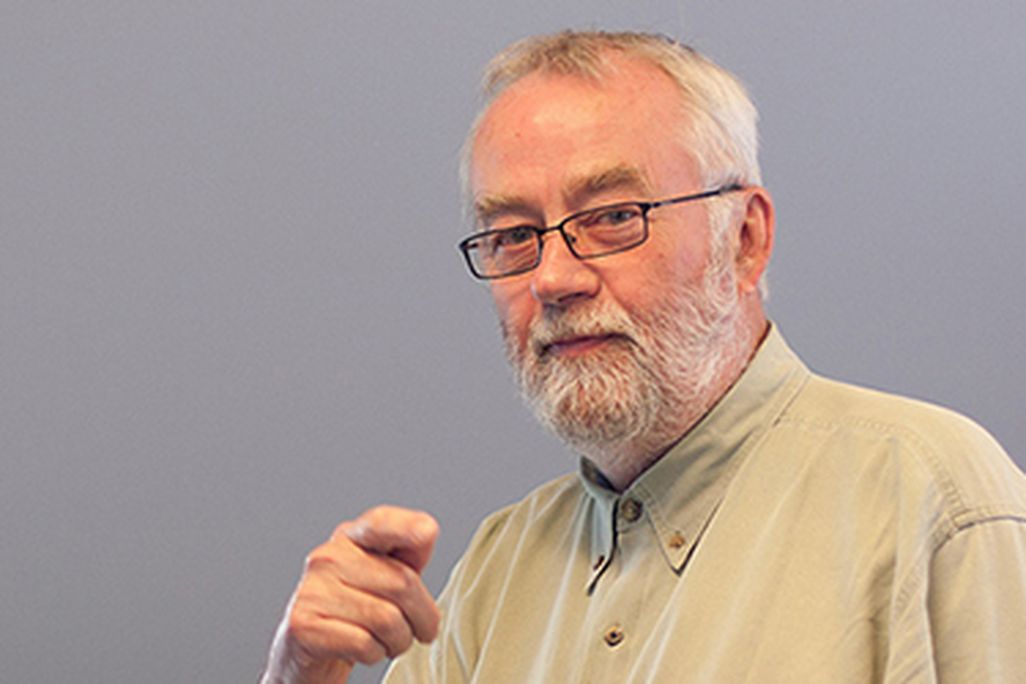 Bill Moggridge speaking in Copenhagen