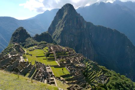 An empty Machu Picchu pictured on June 15, 2020. Travel restrictions related to the Covid-19 pandemic have decimated Peru's tourism industry.