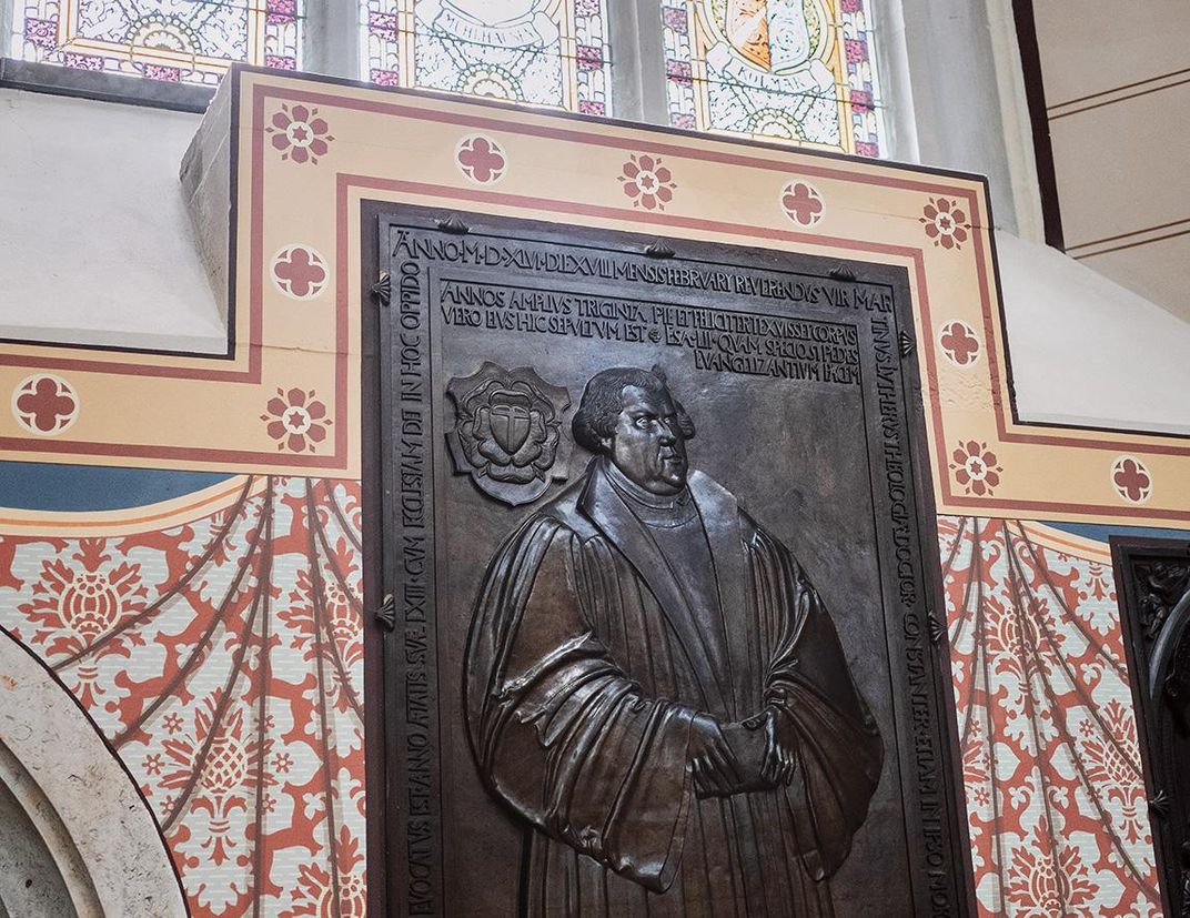 A relief of Martin Luther